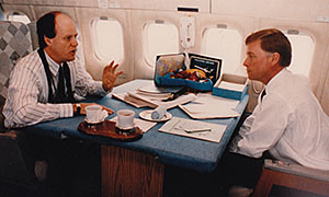 George Covington and Vice President Dan Quayle