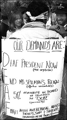 Gallaudet Student Protest