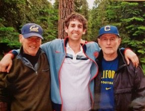 Lee Roberts with uncles Jerry and Kenneth McManigal
