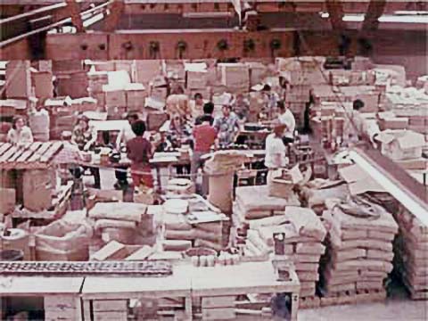 People working in a factory