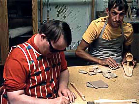 Men working with wood
