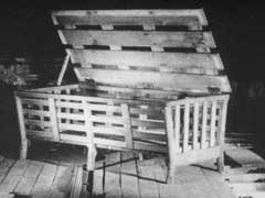 abandoned crib