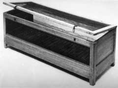coffin like crib