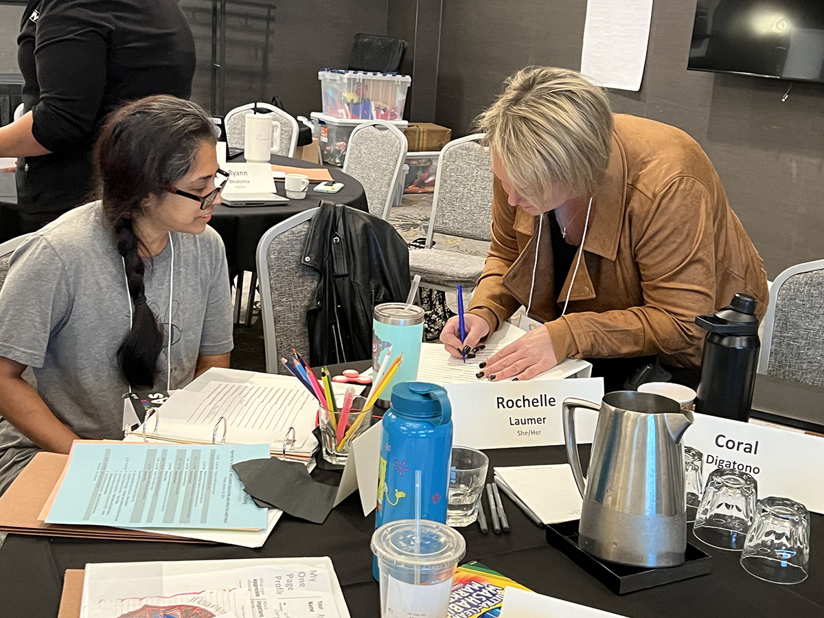 Class 42 October Session - Working on paperwork