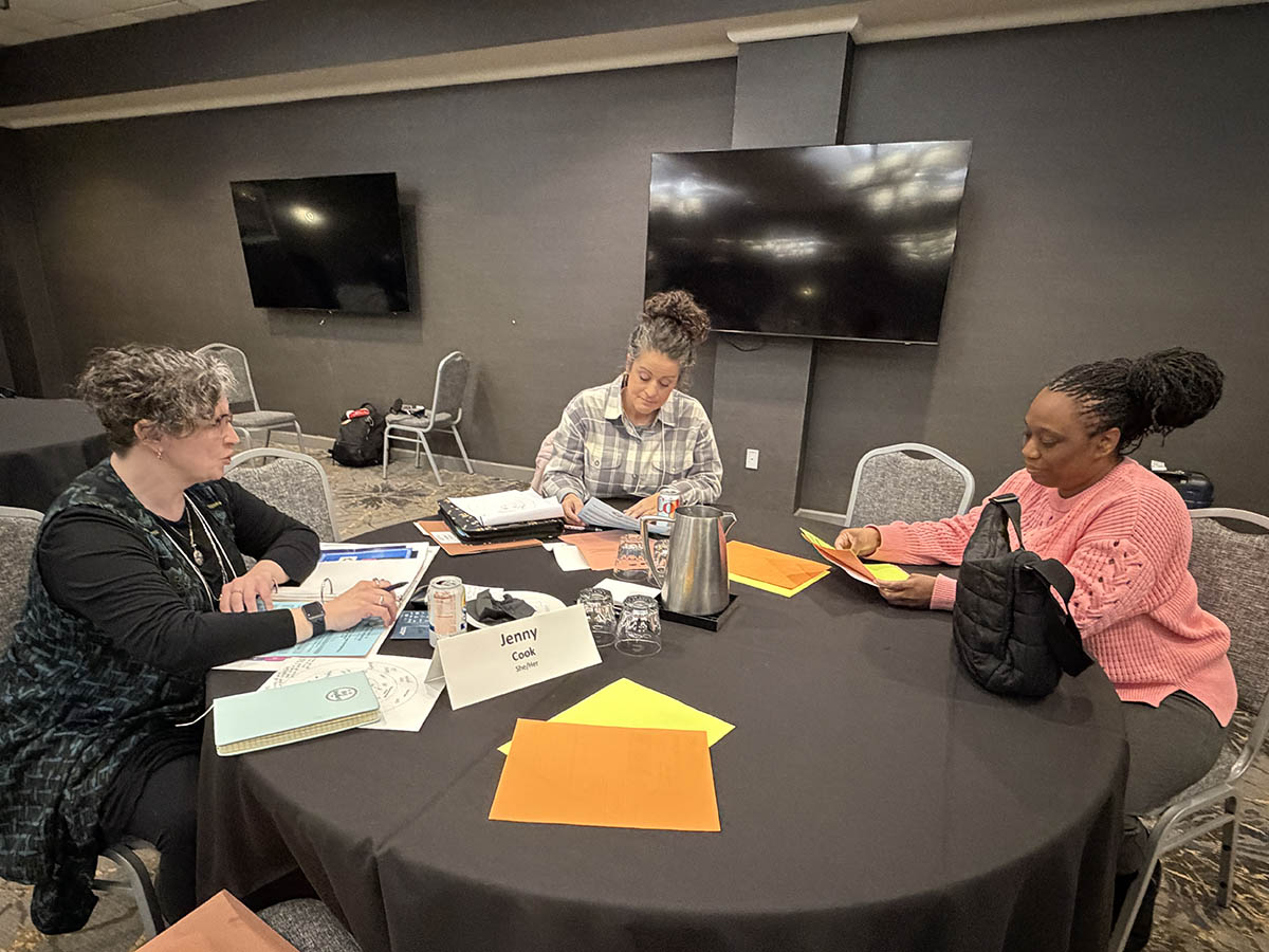 Class 43 January Session paricipants taking notes