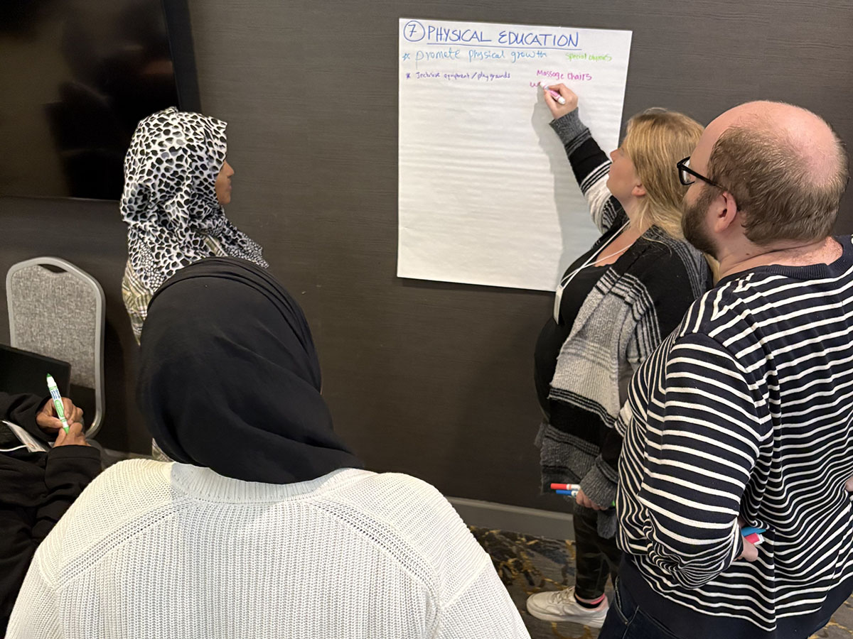 Class 43 October Session paricipants taking notes