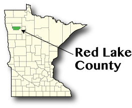 Minnesota map showing Red Lake County Minnesota map showing Red Lake County