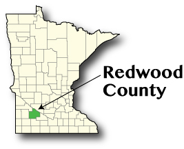Minnesota map showing Redwood County Minnesota map showing Redwood County