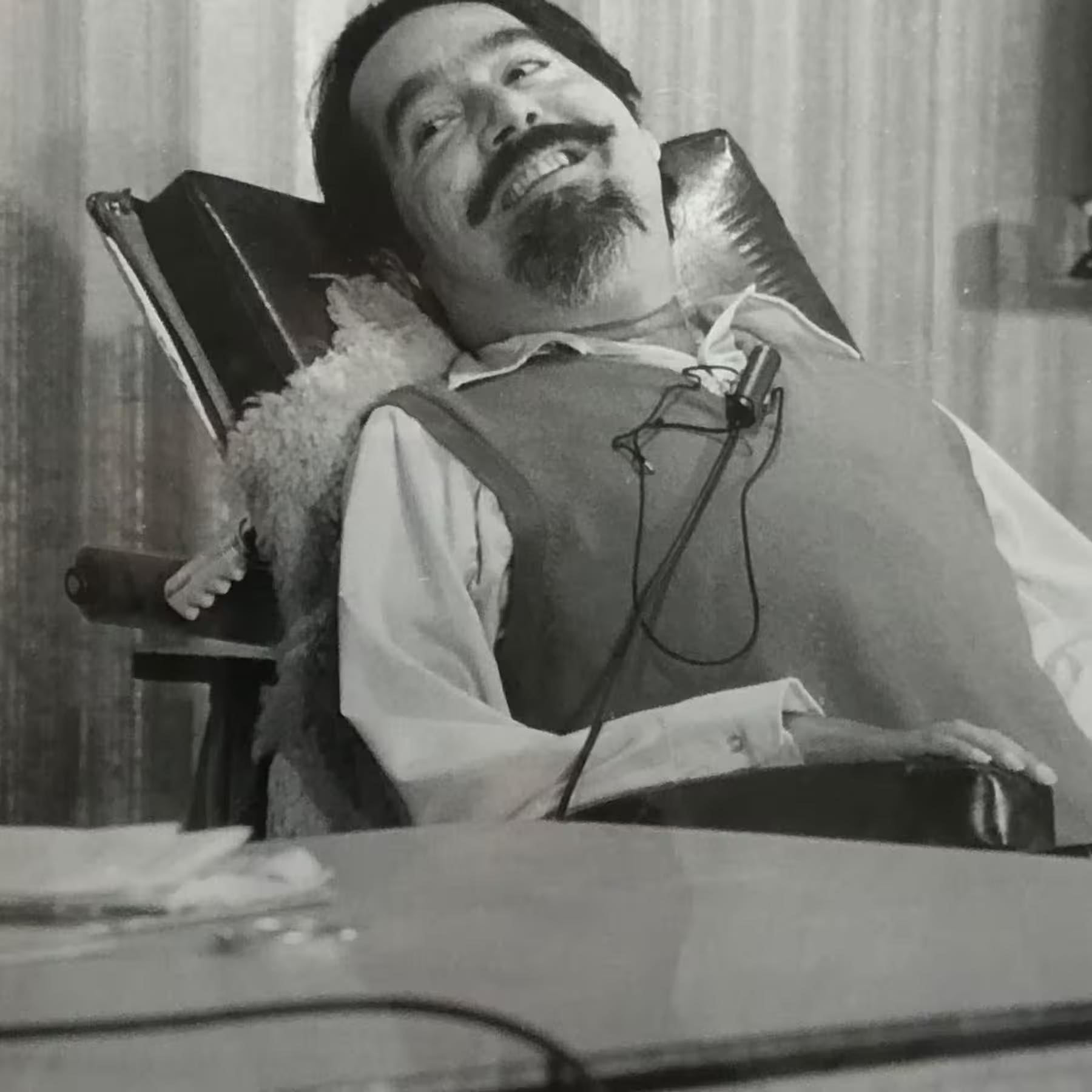 Ed Roberts smiling