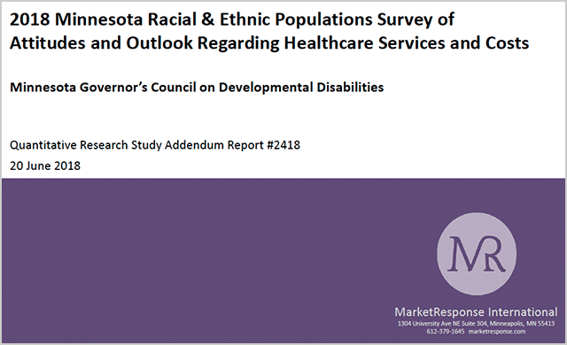 MN Racial Ethnic Healthcare Attitudes 2018