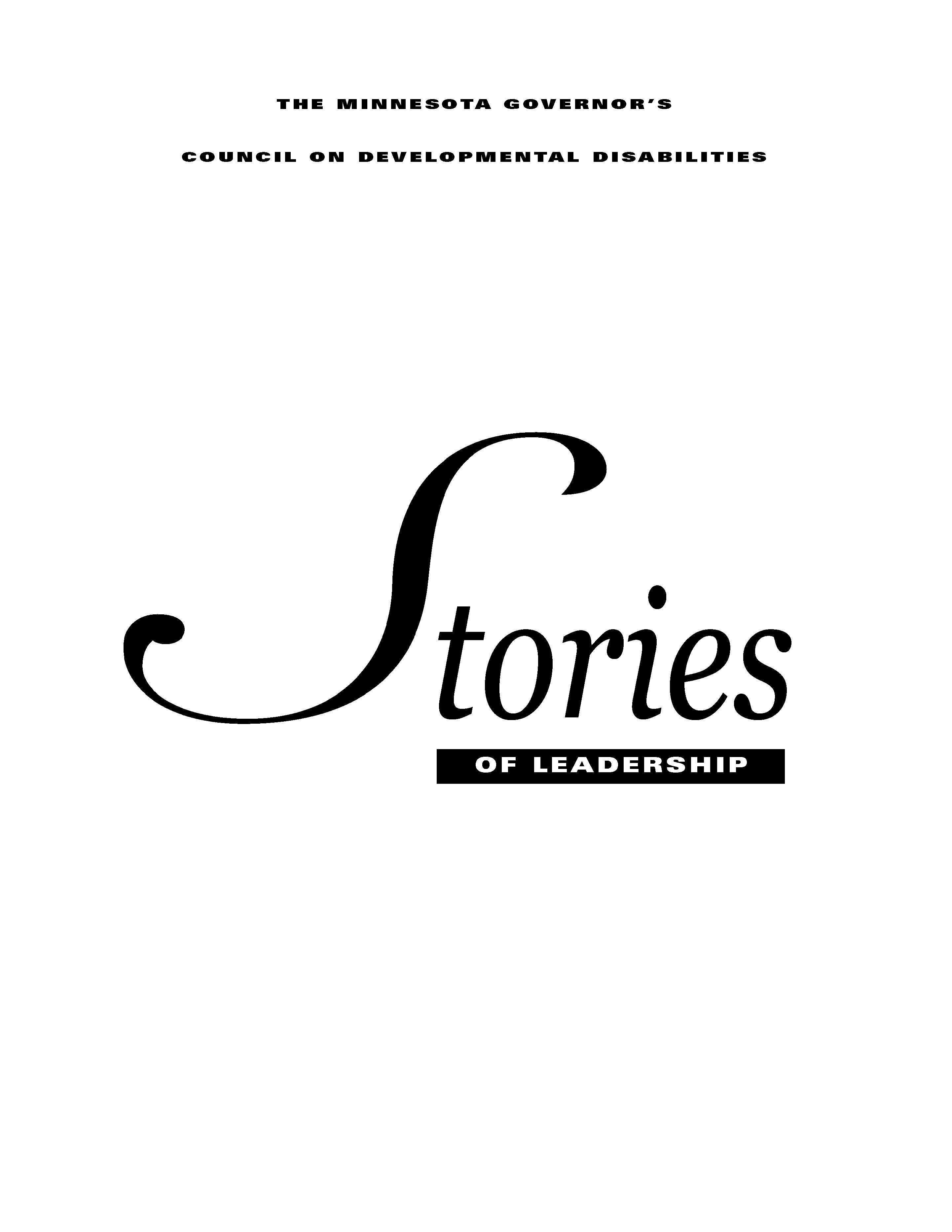 Stories of Leadership